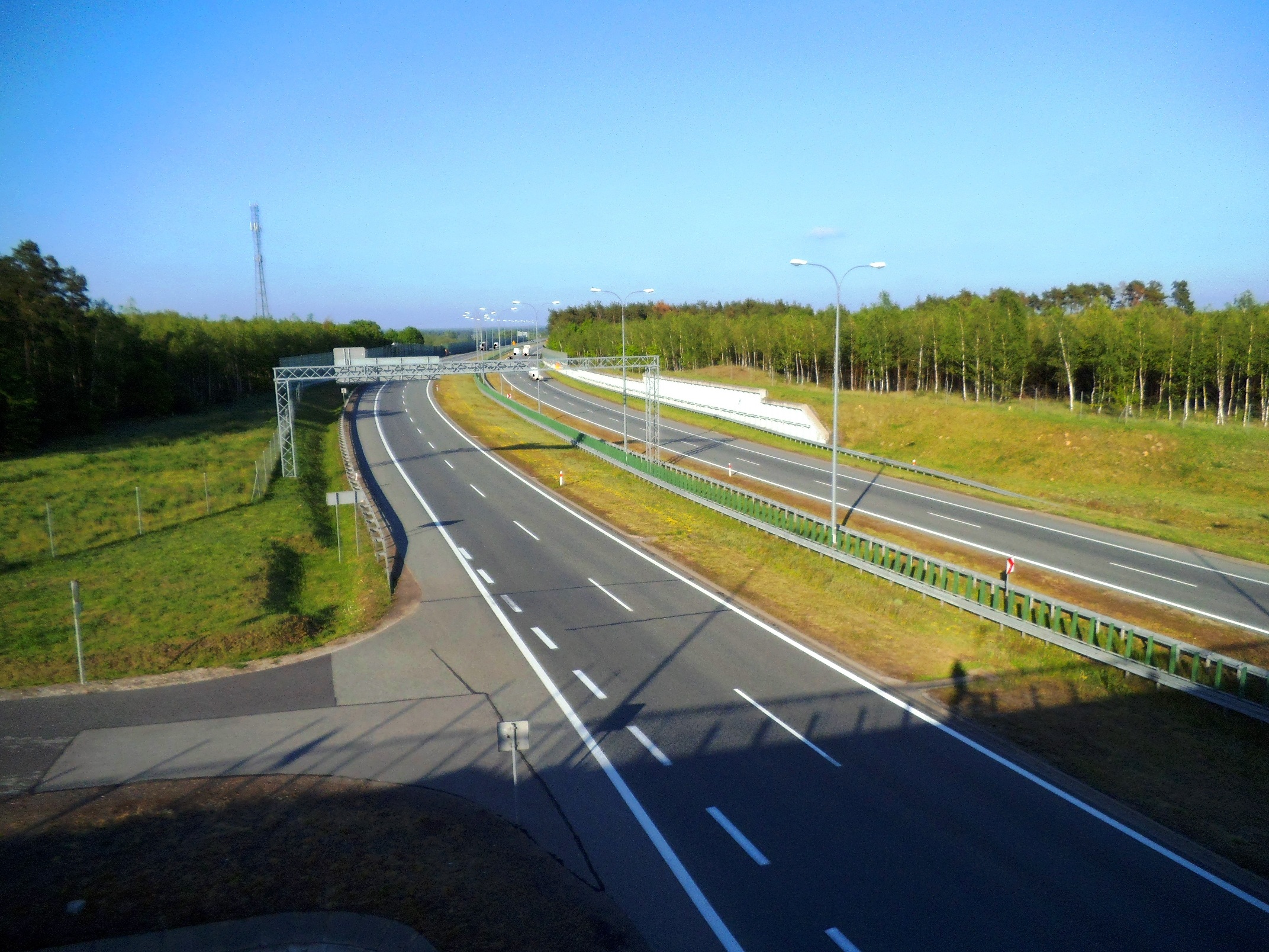 Position on the route of the Warsaw Agglomeration Bypass